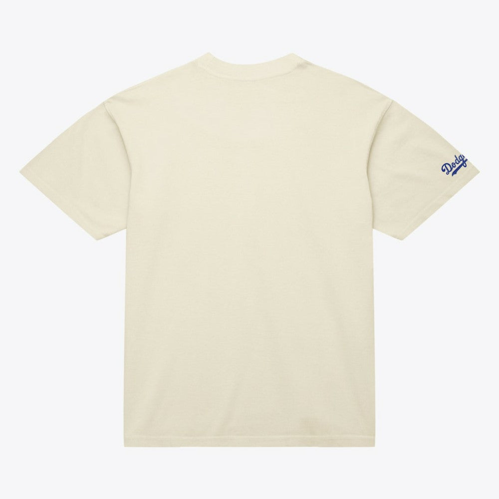 Fernando Valenzuela Los Angeles Dodgers Mitchell & Ness Cooperstown Collection Throwback Name & Number T-Shirt - Cream T-shirts