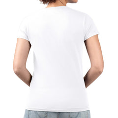 Arizona Diamondbacks G-III 4Her by Carl Banks Women's Metallic Drop Lightweight V-Neck T-Shirt - White T-shirts