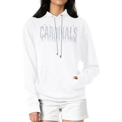 St. Louis Cardinals G-III 4Her by Carl Banks Women's Metallic Drop Fleece Hoodie - White Hoodies