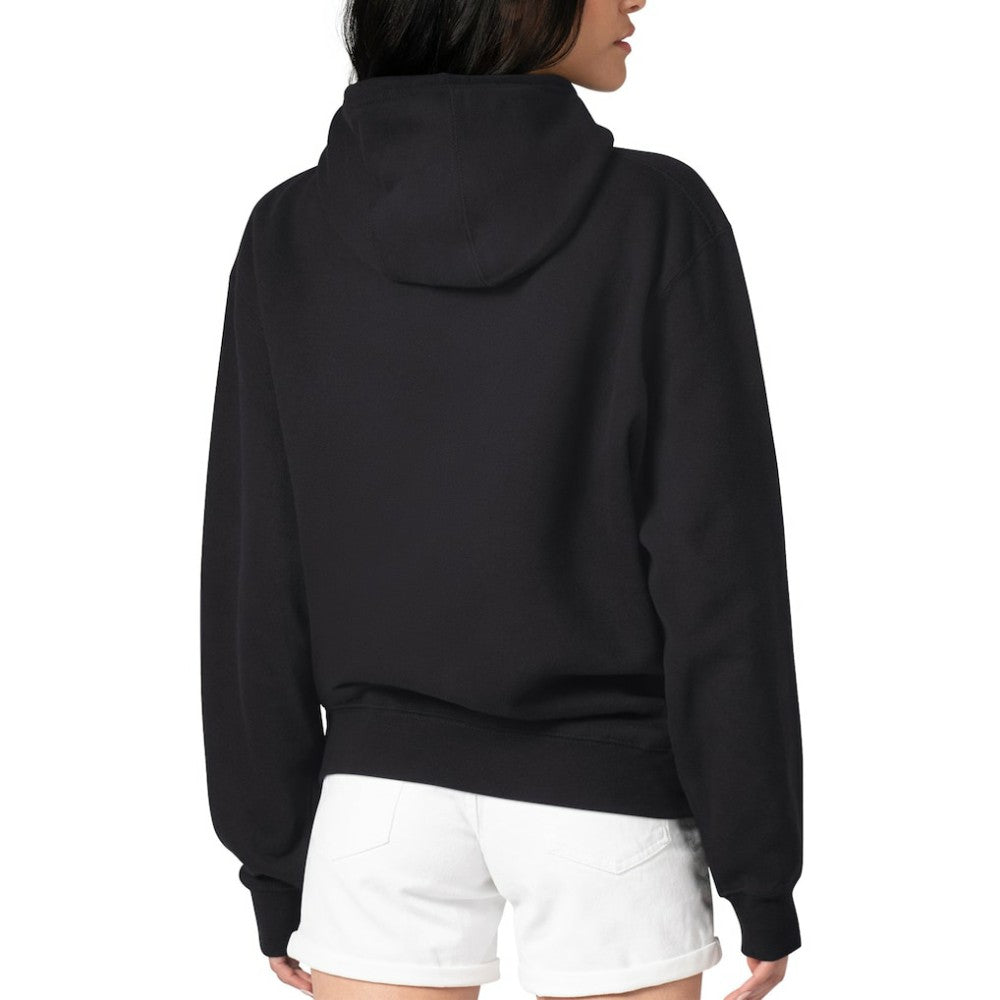 San Francisco Giants G-III 4Her by Carl Banks Women's Metallic Drop Fleece Hoodie - Black Hoodies