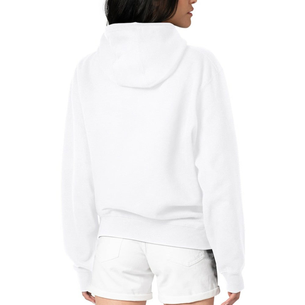 Arizona Diamondbacks G-III 4Her by Carl Banks Women's Metallic Drop Fleece Hoodie - White Hoodies