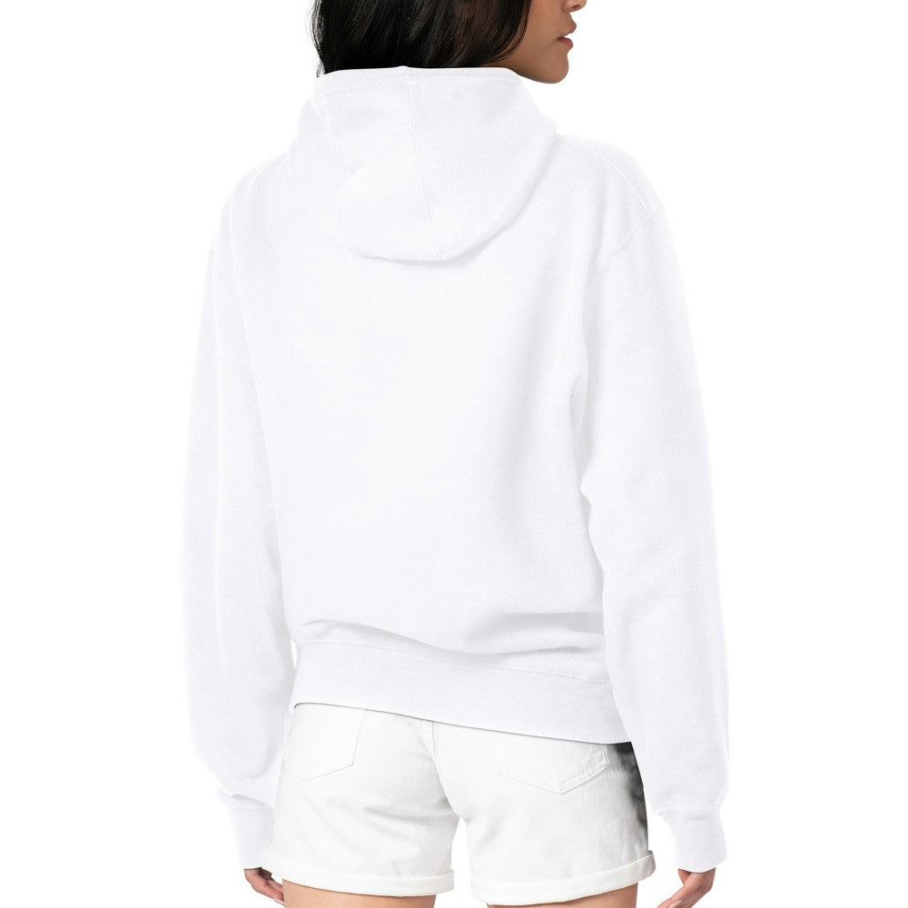 Milwaukee Brewers G-III 4Her by Carl Banks Women's Metallic Drop Fleece Hoodie - White Hoodies