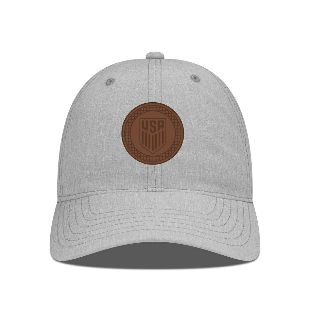 USMNT Levelwear Idol Periscope Stretch-Snap Adjustable Hat Heather Gray