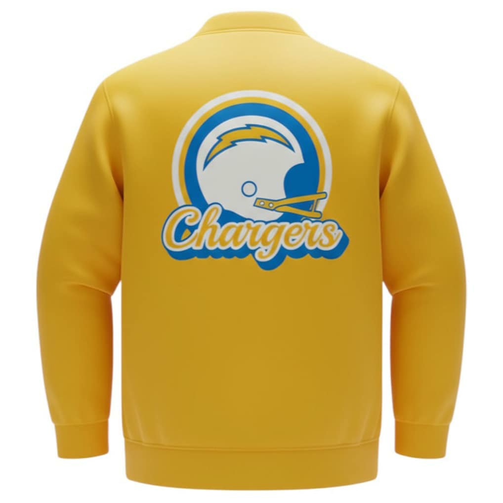 Los Angeles Chargers The Wild Collective Unisex Charger Power Fleece Sweatshirt - Gold Sweatshirts