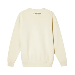 Los Angeles Chargers The Wild Collective Unisex Charger Power Fleece Sweatshirt - Cream Sweatshirts