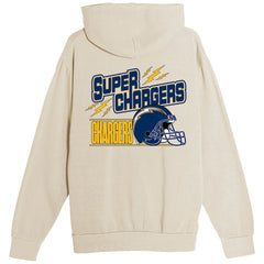 Los Angeles Chargers The Wild Collective Unisex Superchargers Hoodie - Cream Hoodies