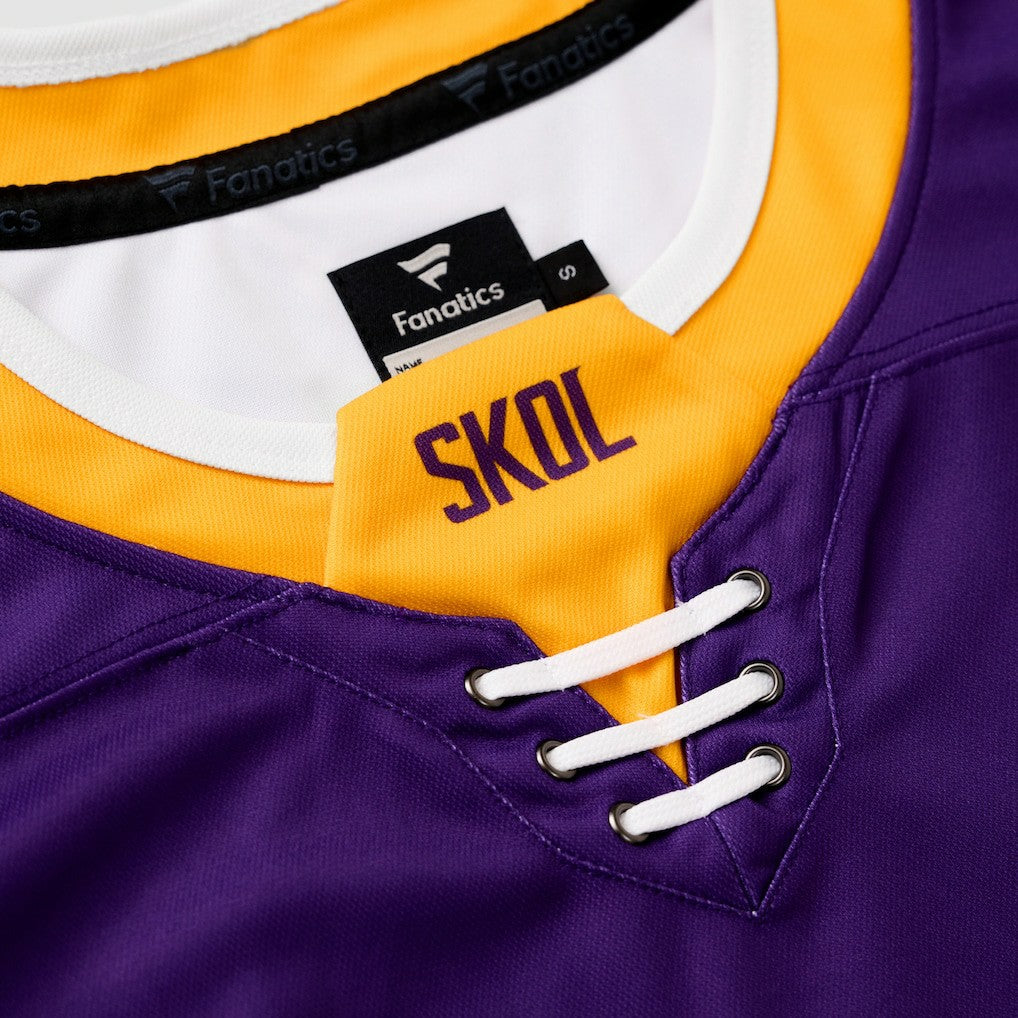 Justin Jefferson Minnesota Vikings Hockey Jersey - Purple Jerseys
