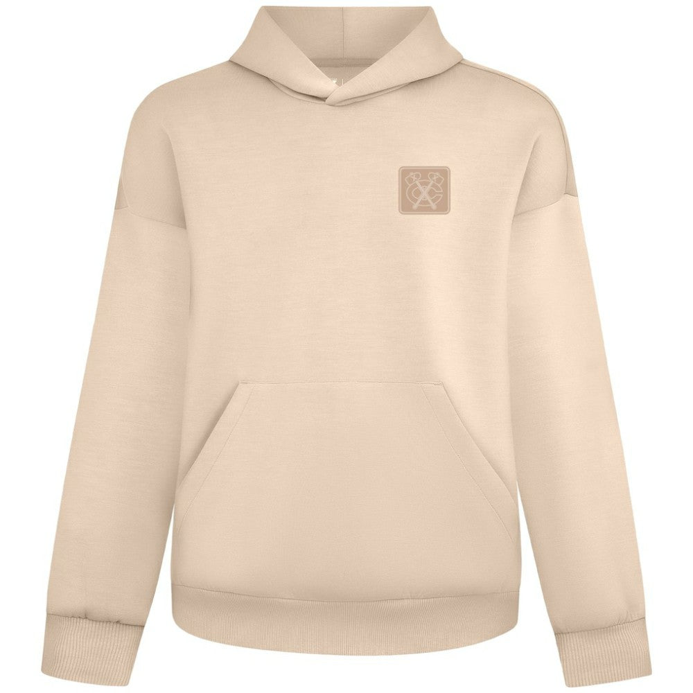 Chicago Blackhawks Levelwear Unisex Tri-Blend Luxe Signature Hoodie - Khaki | US 203479949