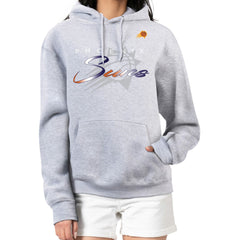 Phoenix Suns G-III 4Her by Carl Banks Women's Shadow Logo Tri-Blend Fleece Hoodie Gray