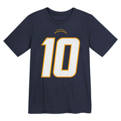 Justin Herbert Los Angeles Chargers Youth Name & Number T-Shirt - Navy T-shirts