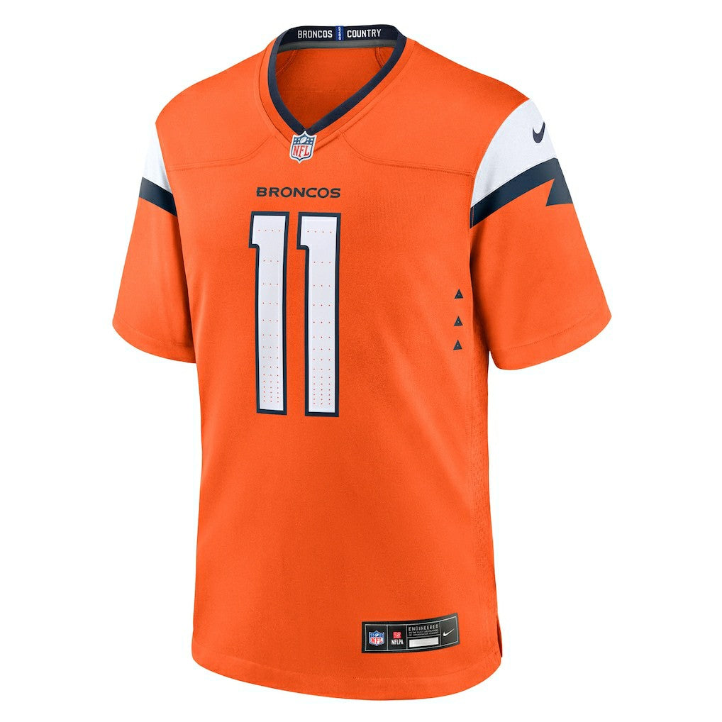 Troy Franklin Denver Broncos Team Game Jersey - Orange Jerseys