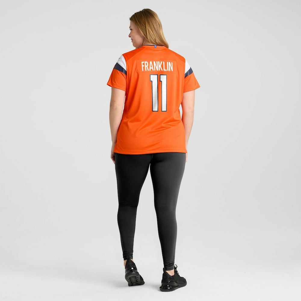 Troy Franklin Denver Broncos Women's Team Game Jersey - Orange Jerseys