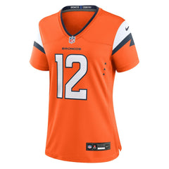 RJ Harvey Denver Broncos Women's Team Game Jersey - Orange Jerseys