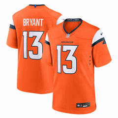 Pat Bryant Denver Broncos Team Game Jersey - Orange Jerseys