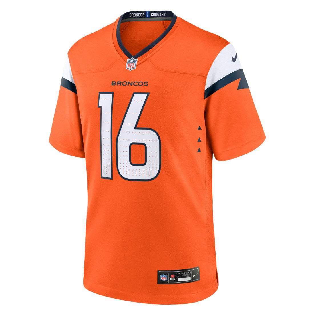 Jeremy Crawshaw Denver Broncos Team Game Jersey - Orange Jerseys