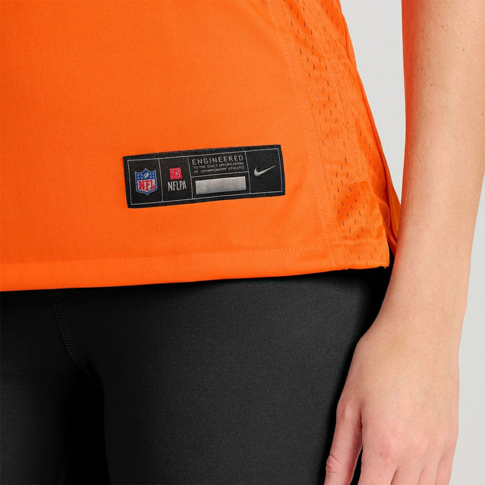 Jahdae Barron Denver Broncos Women's Team Game Jersey - Orange Jerseys