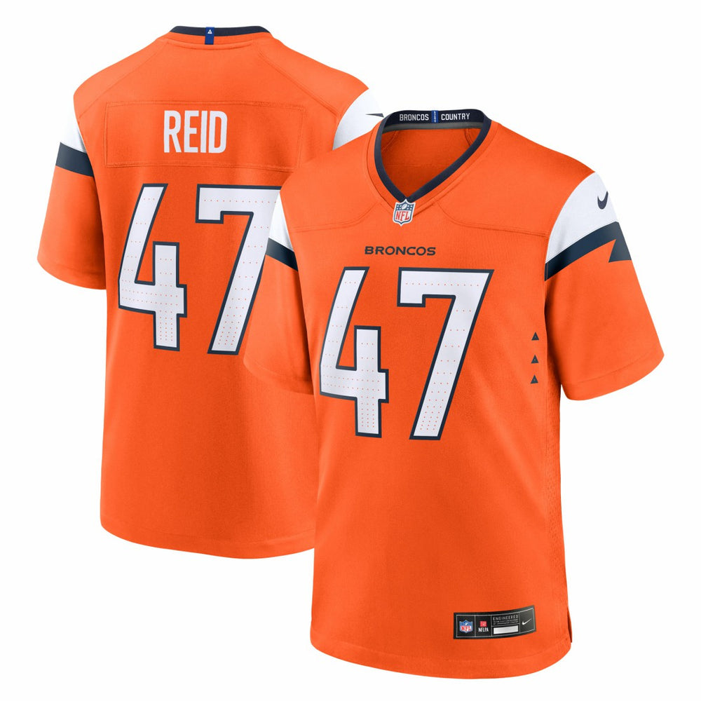 Karene Reid Denver Broncos Team Game Jersey - Orange Jerseys