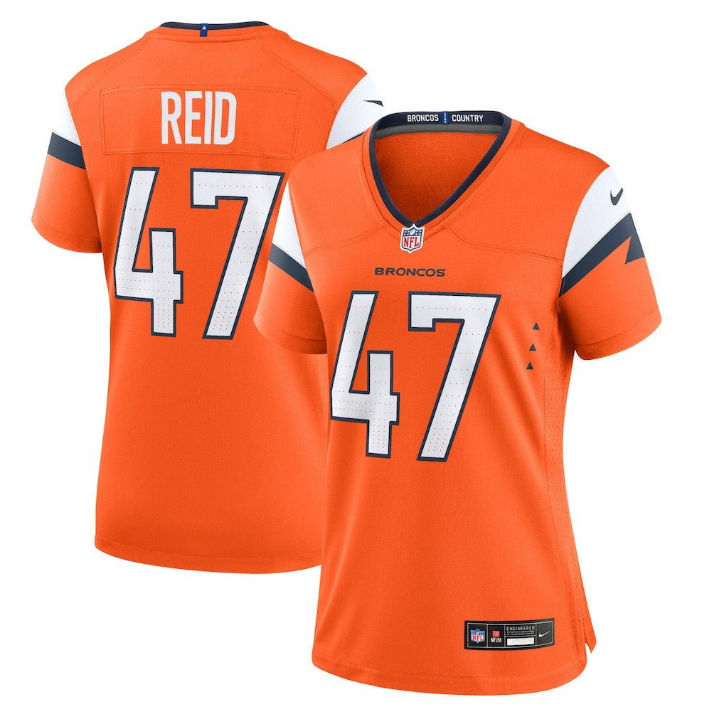 Karene Reid Denver Broncos Women's Team Game Jersey - Orange Jerseys