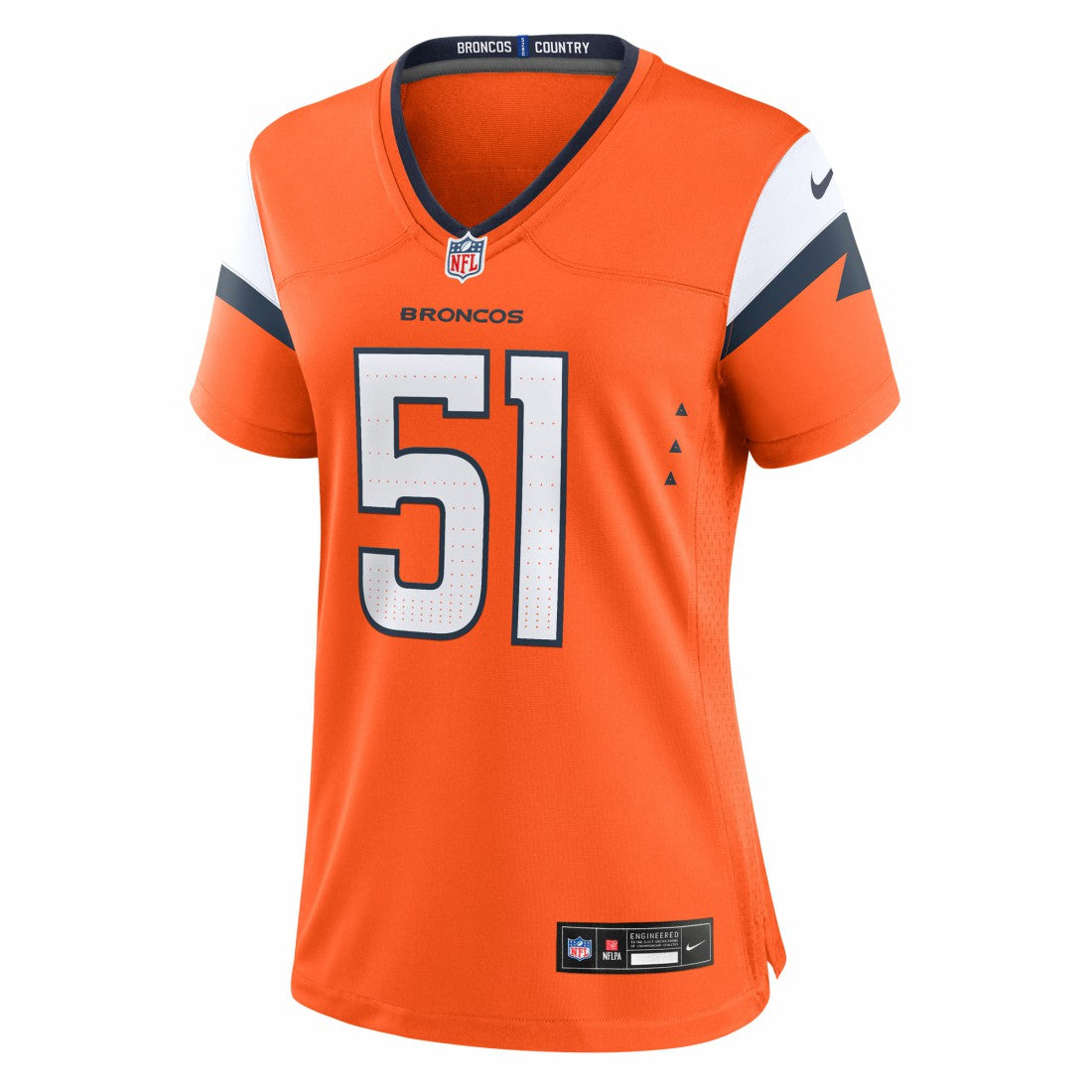 Que Robinson Denver Broncos Women's Team Game Jersey - Orange Jerseys