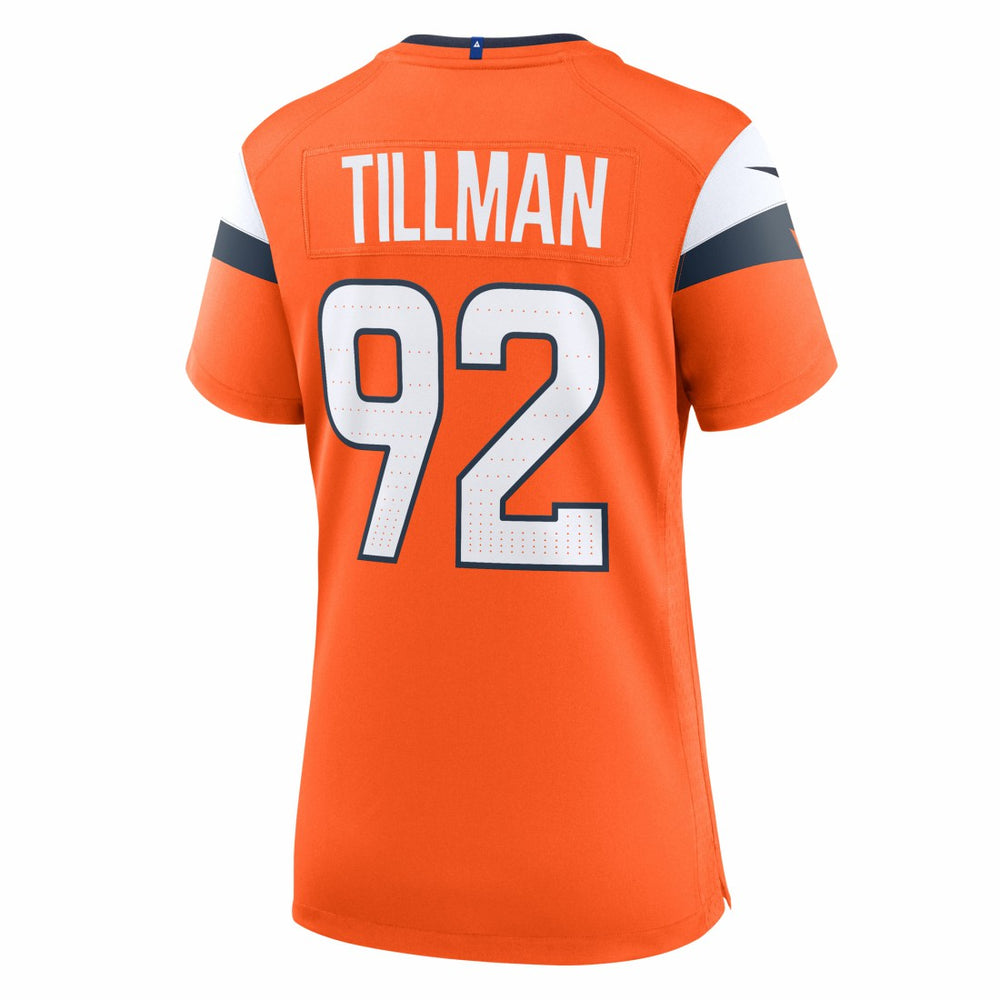 Dondrea Tillman Denver Broncos Women's Team Game Jersey - Orange Jerseys