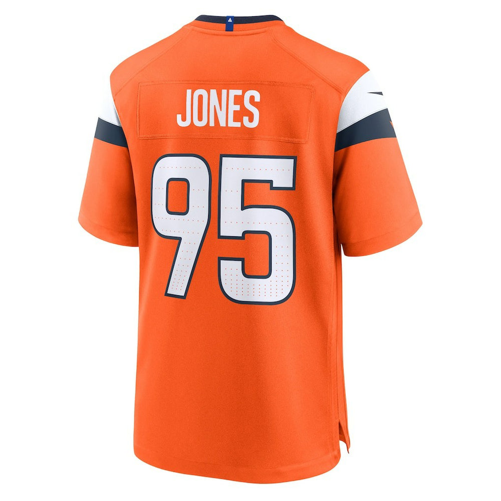 Sai'vion Jones Denver Broncos Team Game Jersey - Orange Jerseys