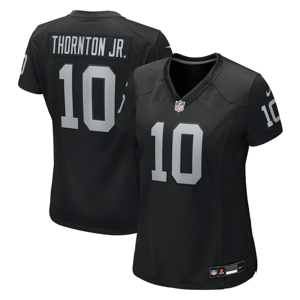 Dont'e Thornton Jr. Las Vegas Raiders Women's Team Game Jersey - Black Jerseys