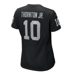 Dont'e Thornton Jr. Las Vegas Raiders Women's Team Game Jersey - Black Jerseys