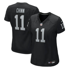 Jeremy Chinn Las Vegas Raiders Women's Team Game Jersey - Black Jerseys