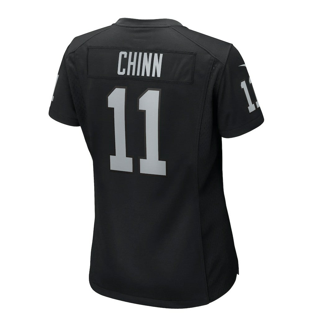 Jeremy Chinn Las Vegas Raiders Women's Team Game Jersey - Black Jerseys