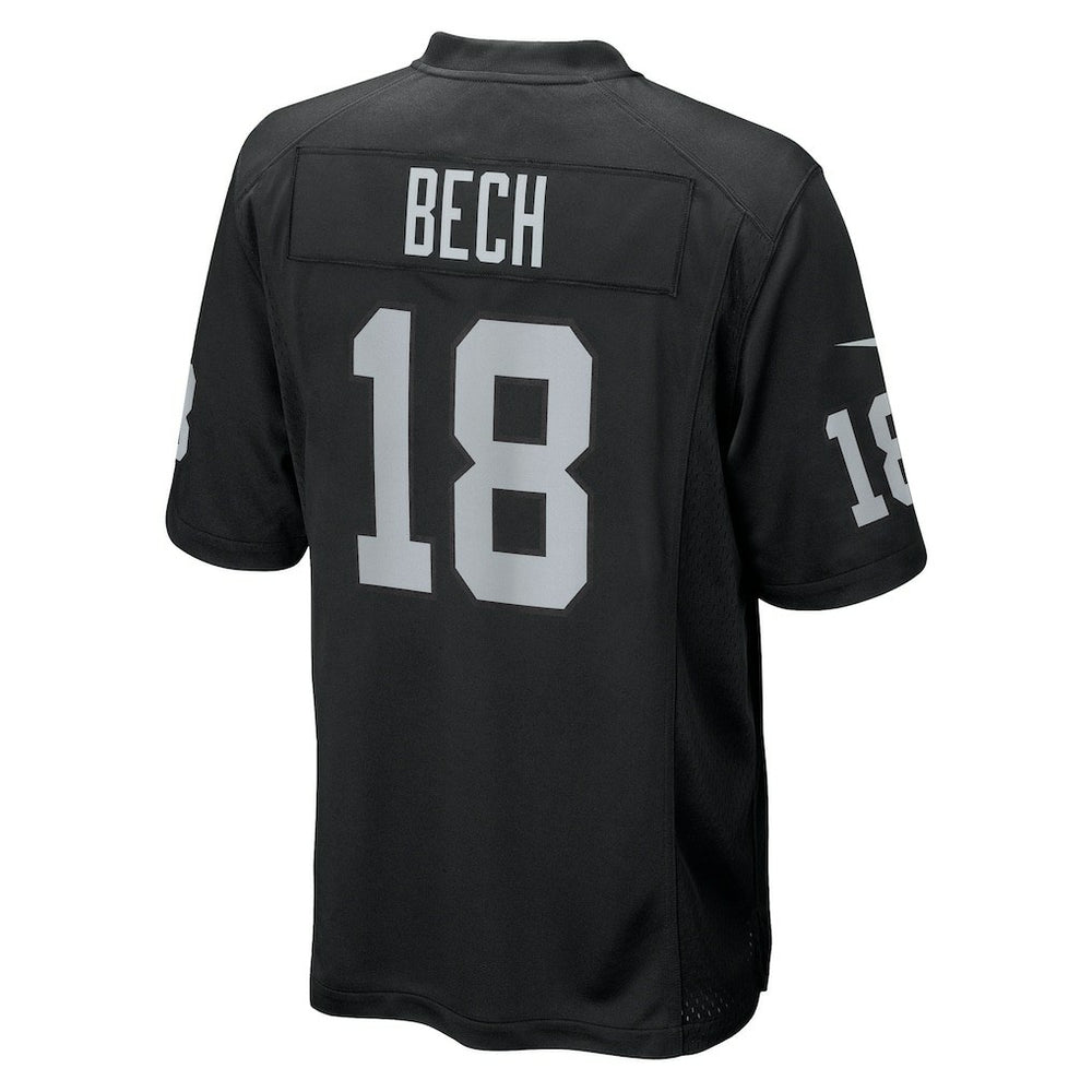 Jack Bech Las Vegas Raiders Team Game Jersey - Black Jerseys