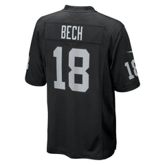 Jack Bech Las Vegas Raiders Team Game Jersey - Black Jerseys