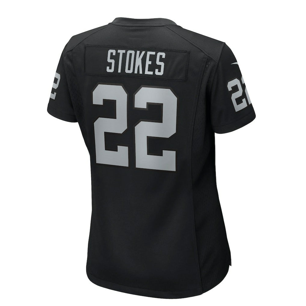 Eric Stokes Las Vegas Raiders Women's Team Game Jersey - Black Jerseys