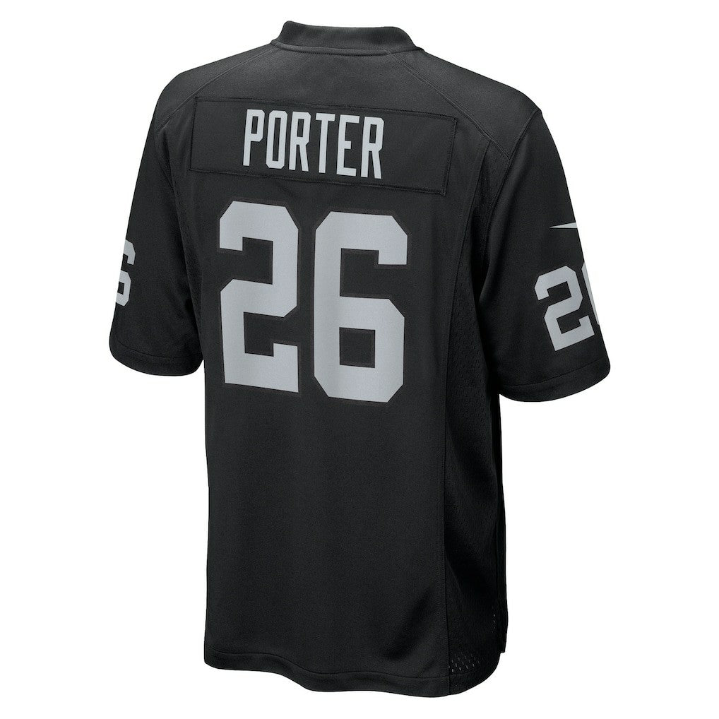 Darien Porter Las Vegas Raiders Team Game Jersey - Black Jerseys