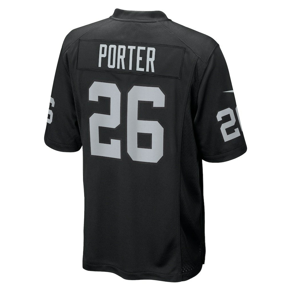 Darien Porter Las Vegas Raiders Team Game Jersey - Black Jerseys