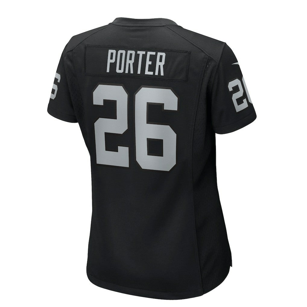Darien Porter Las Vegas Raiders Women's Team Game Jersey - Black Jerseys