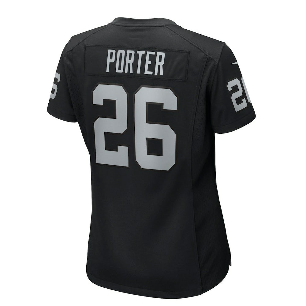 Darien Porter Las Vegas Raiders Women's Team Game Jersey - Black Jerseys