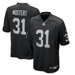Raheem Mostert Las Vegas Raiders Team Game Jersey - Black Jerseys