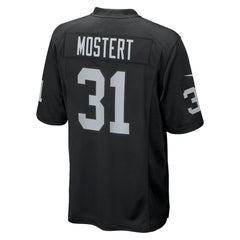 Raheem Mostert Las Vegas Raiders Team Game Jersey - Black Jerseys