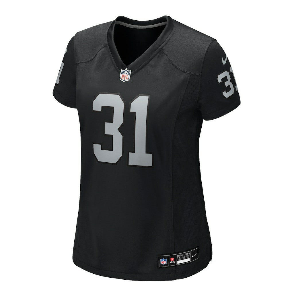 Raheem Mostert Las Vegas Raiders Women's Team Game Jersey - Black Jerseys