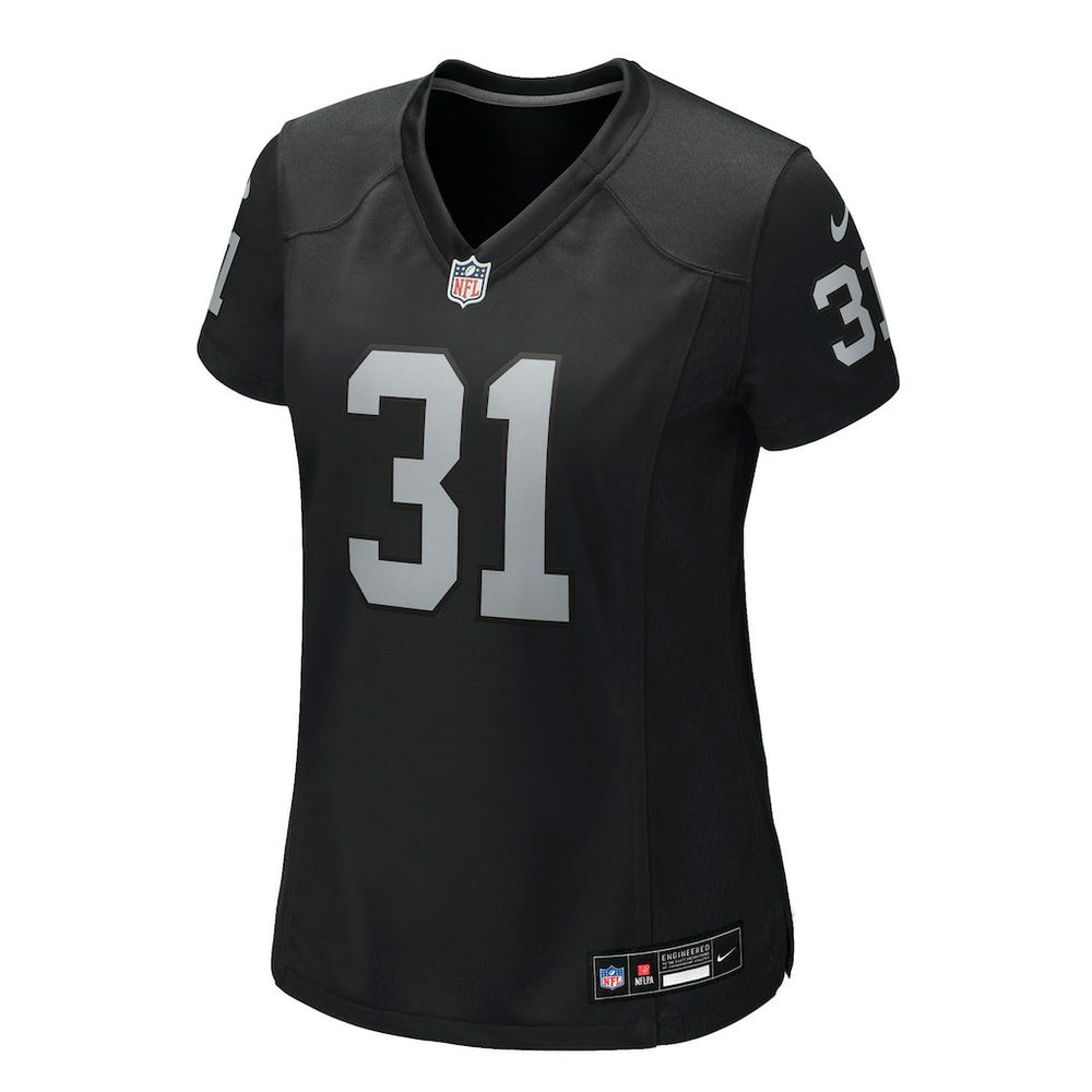 Raheem Mostert Las Vegas Raiders Women's Team Game Jersey - Black Jerseys