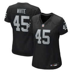 Devin White Las Vegas Raiders Women's Team Game Jersey - Black Jerseys