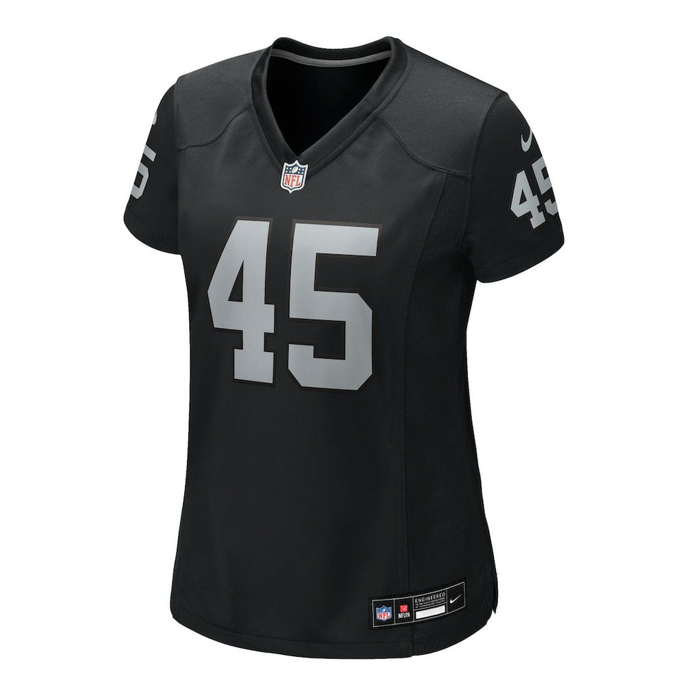 Devin White Las Vegas Raiders Women's Team Game Jersey - Black Jerseys
