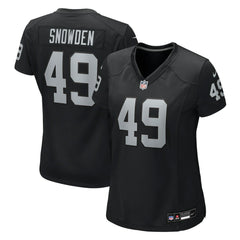 Charles Snowden Las Vegas Raiders Women's Team Game Jersey - Black Jerseys