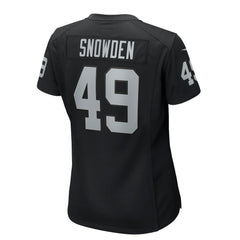 Charles Snowden Las Vegas Raiders Women's Team Game Jersey - Black Jerseys