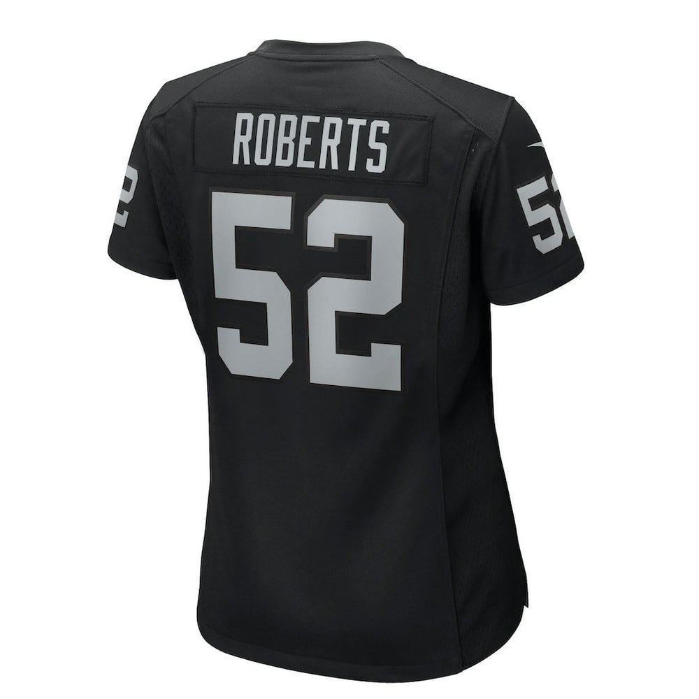 Elandon Roberts Las Vegas Raiders Women's Team Game Jersey - Black Jerseys