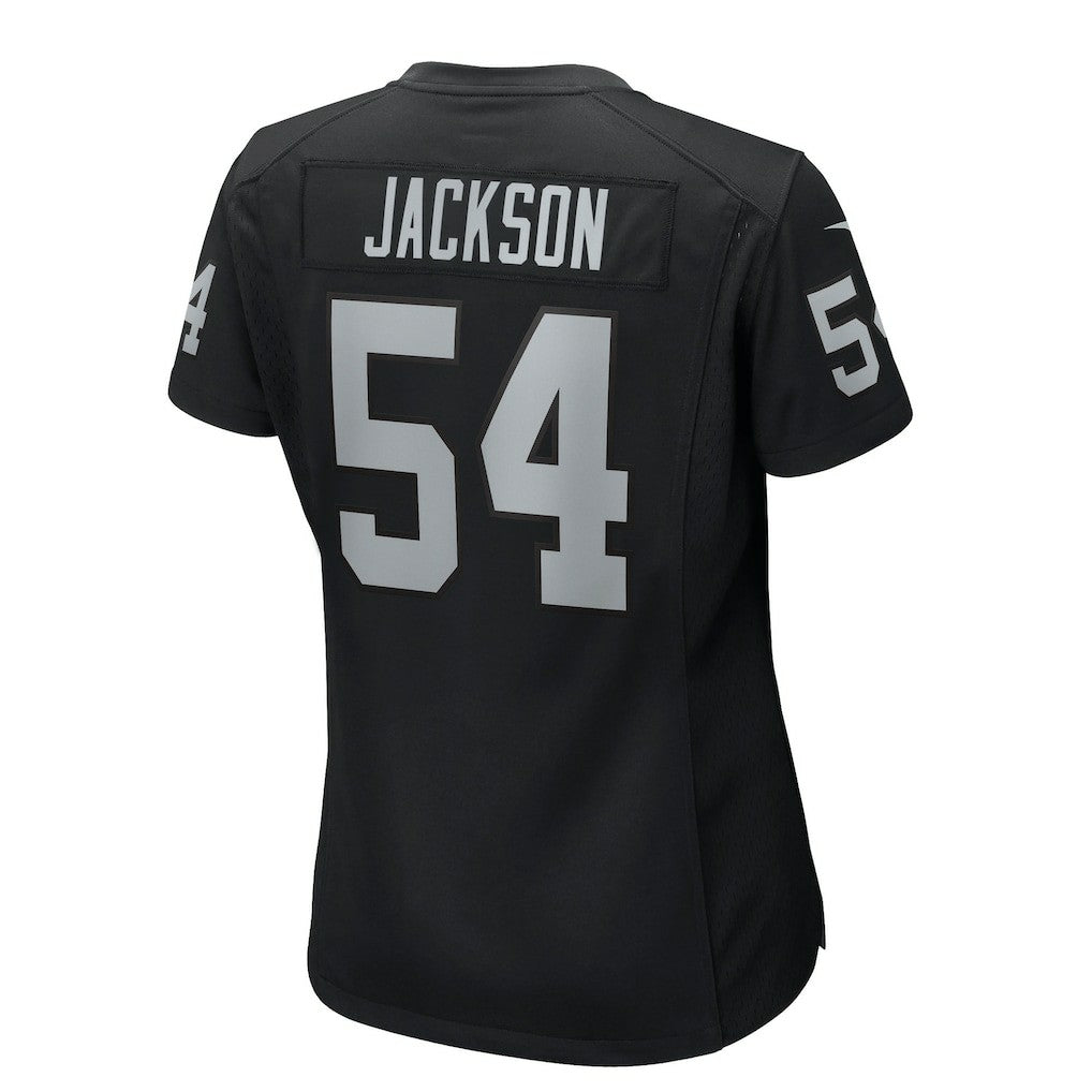 Brennan Jackson Las Vegas Raiders Women's Team Game Jersey - Black Jerseys