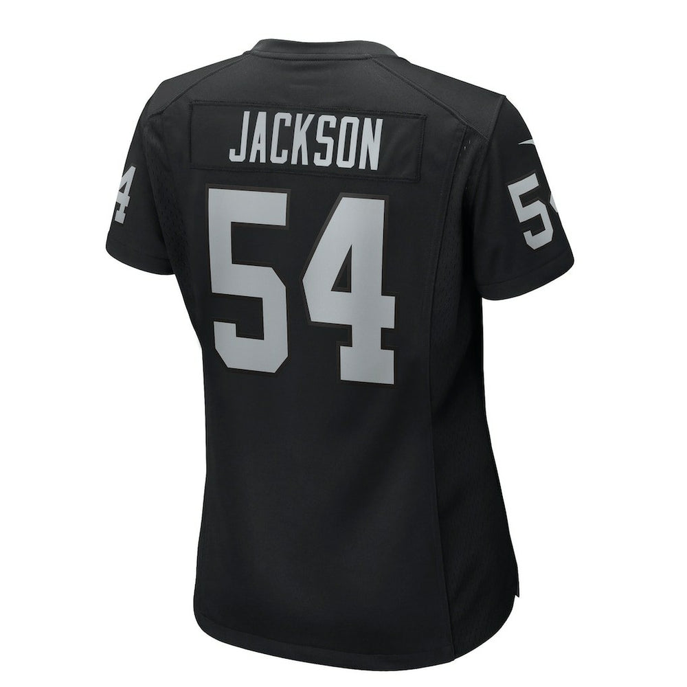 Brennan Jackson Las Vegas Raiders Women's Team Game Jersey - Black Jerseys