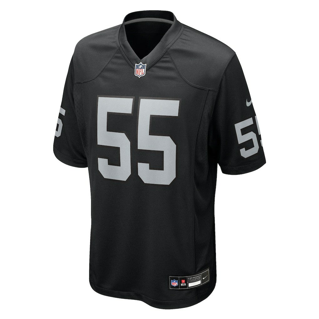 Cody Lindenberg Las Vegas Raiders Team Game Jersey - Black Jerseys