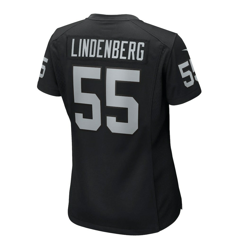 Cody Lindenberg Las Vegas Raiders Women's Team Game Jersey - Black Jerseys