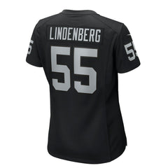 Cody Lindenberg Las Vegas Raiders Women's Team Game Jersey - Black Jerseys
